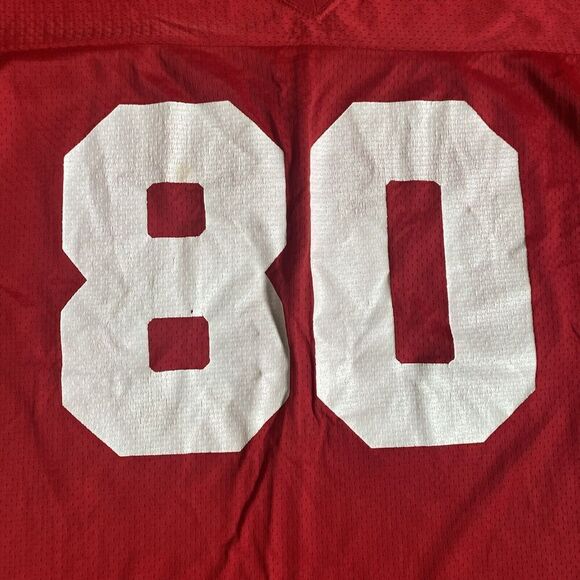Champion Brand San Francisco 49ers Jerry Rice 80s Jersey SZ 48 Vintage - Picture 2 of 14